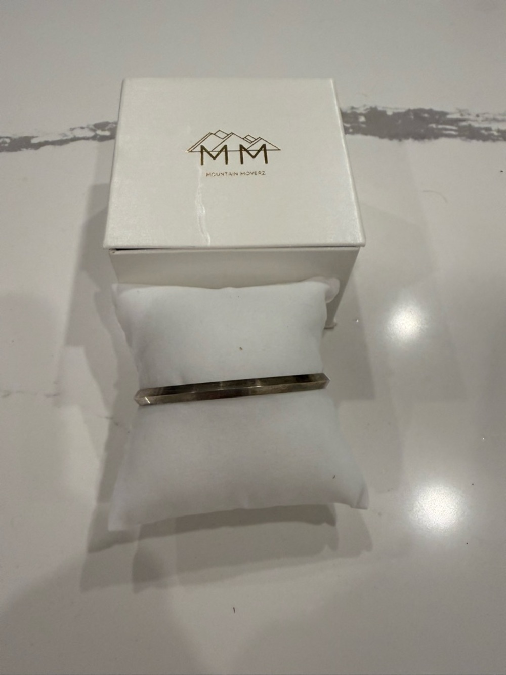 Polished Silver Women's Cuff Bracelet